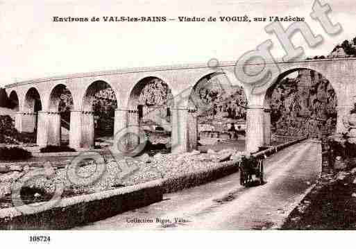 Ville de VOGUE, carte postale ancienne