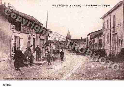 Ville de WATRONVILLE, carte postale ancienne