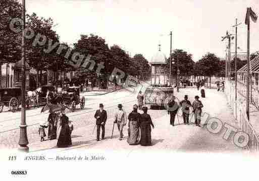 Ville de ANGERS, carte postale ancienne