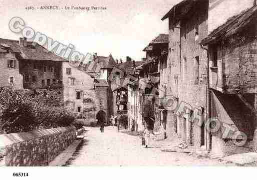 Ville de ANNECY, carte postale ancienne