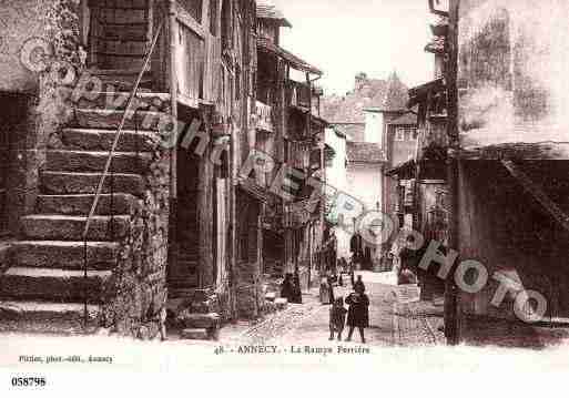 Ville de ANNECY, carte postale ancienne