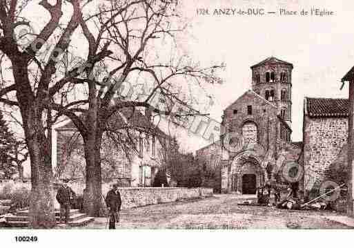 Ville de ANZYLEDUC, carte postale ancienne