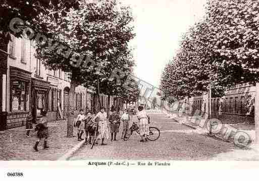 Ville de ARQUES, carte postale ancienne