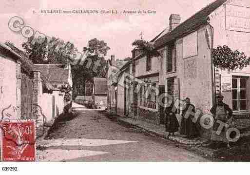 Ville de BAILLEAUARMENONVILLE, carte postale ancienne