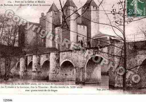 Ville de BARBASTE, carte postale ancienne