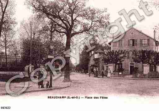 Ville de BEAUCHAMP, carte postale ancienne