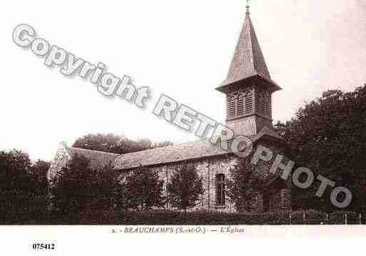 Ville de BEAUCHAMP, carte postale ancienne