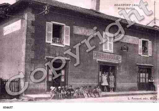 Ville de BEAUPONT, carte postale ancienne