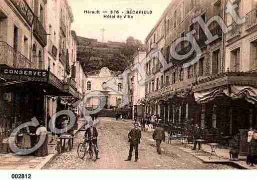 Ville de BEDARIEUX, carte postale ancienne