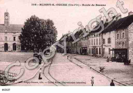 Ville de BLIGNYSUROUCHE, carte postale ancienne