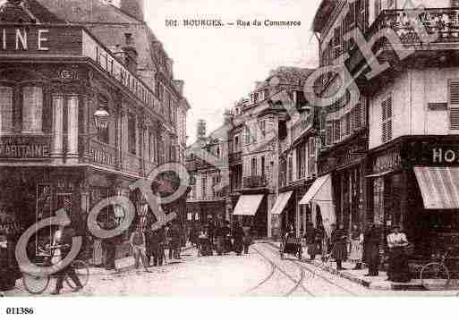 Ville de BOURGES, carte postale ancienne