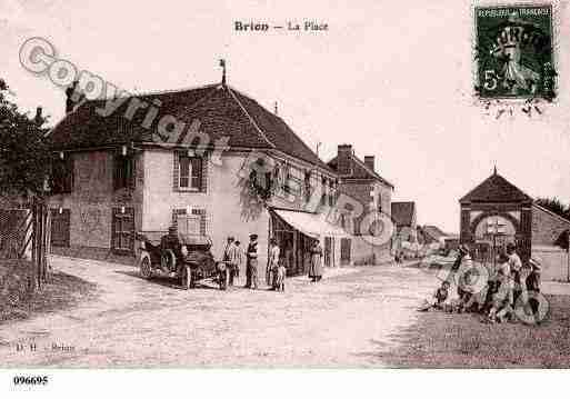 Ville de BRION, carte postale ancienne