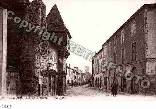 Ville de CAHORS, carte postale ancienne