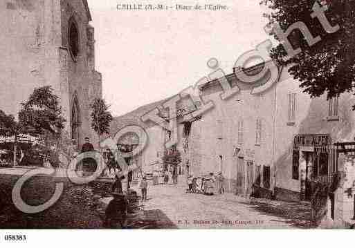 Ville de CAILLE, carte postale ancienne