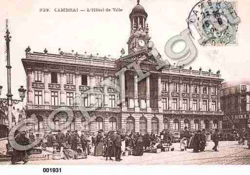 Ville de CAMBRAI, carte postale ancienne Ville de CAMBRAI, carte postale ancienne