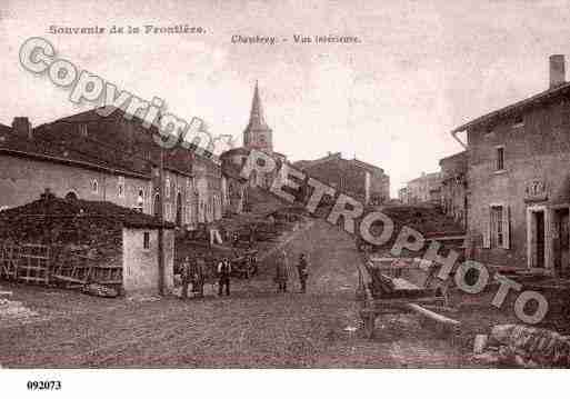 Ville de CHAMBREY, carte postale ancienne