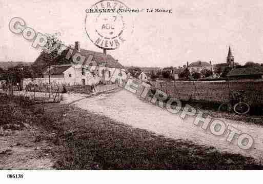 Ville de CHASNAY, carte postale ancienne