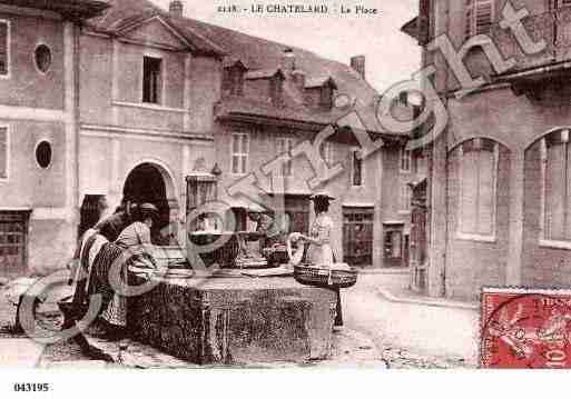 Ville de CHATELARD(LE), carte postale ancienne