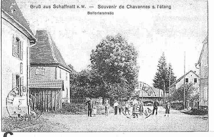 Ville de CHAVANNESSURL'ETANG, carte postale ancienne