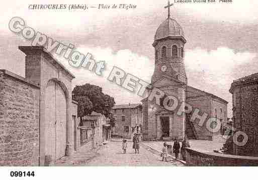 Ville de CHIROUBLES, carte postale ancienne