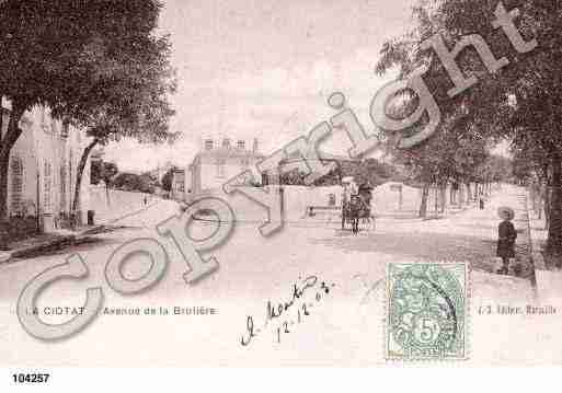 Ville de CIOTAT(LA), carte postale ancienne