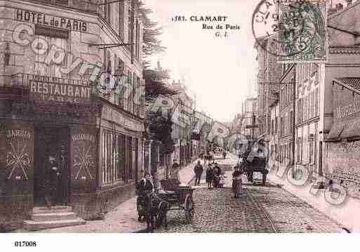 Ville de CLAMART, carte postale ancienne