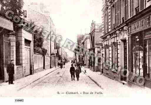 Ville de CLAMART, carte postale ancienne