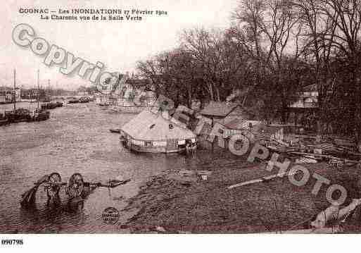 Ville de COGNAC, carte postale ancienne