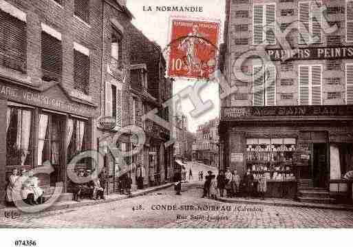 Ville de CONDESURNOIREAU, carte postale ancienne