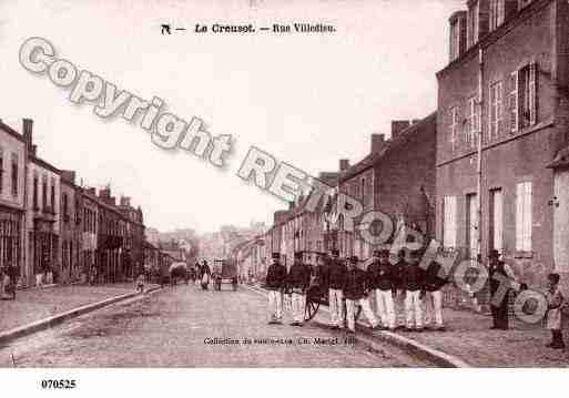 Ville de CREUSOT(LE), carte postale ancienne