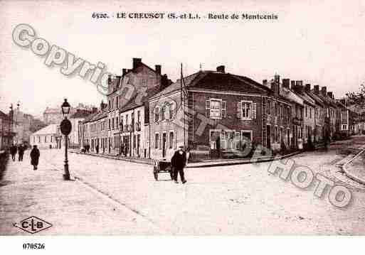 Ville de CREUSOT(LE), carte postale ancienne