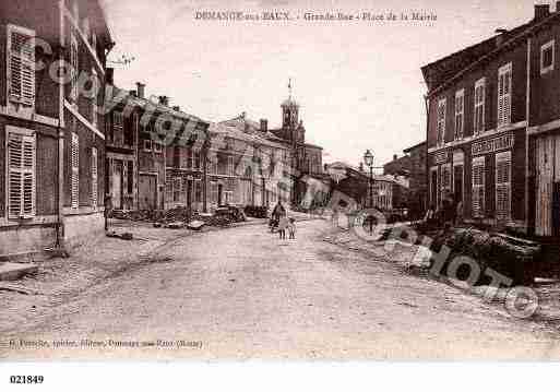 Ville de DEMANGEAUXEAUX, carte postale ancienne