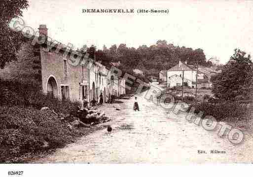 Ville de DEMANGEVELLE, carte postale ancienne