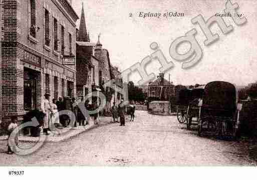 Ville de EPINAYSURODON, carte postale ancienne