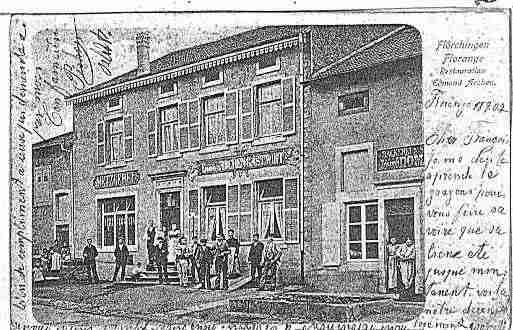 Ville de FLORANGE, carte postale ancienne
