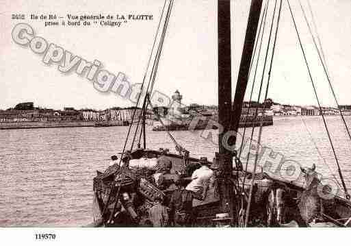 Ville de FLOTTE(LA), carte postale ancienne