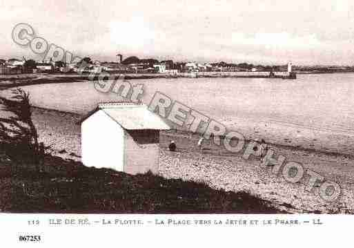 Ville de FLOTTE(LA), carte postale ancienne