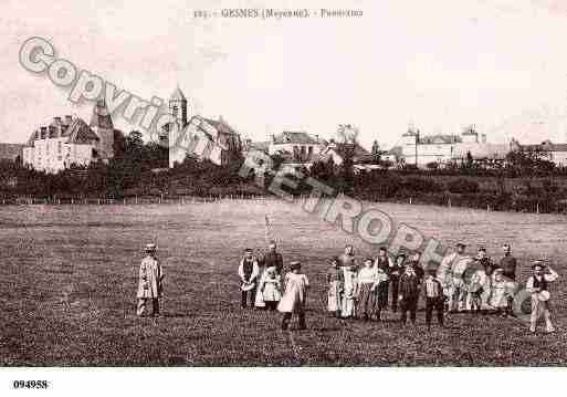 Ville de GESNES, carte postale ancienne Ville de GESNES, carte postale ancienne