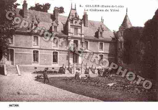 Ville de GILLES, carte postale ancienne