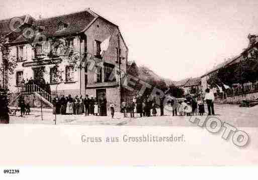 Ville de GROSBLIEDERSTROFF, carte postale ancienne