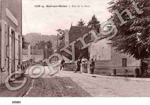 Ville de GYESURSEINE, carte postale ancienne