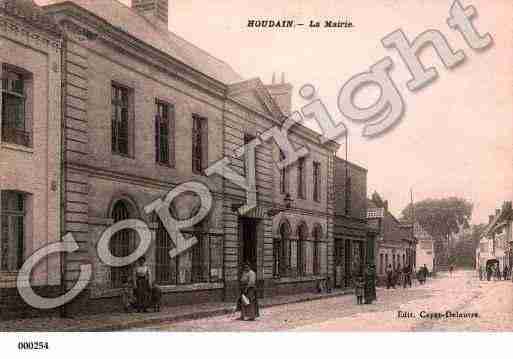 Ville de HOUDAIN, carte postale ancienne