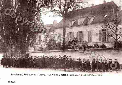 Ville de LAGNYSURMARNE, carte postale ancienne