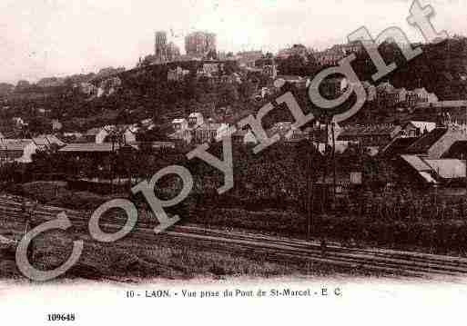Ville de LAON, carte postale ancienne