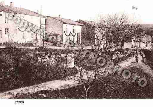 Ville de LINYDEVANTDUN, carte postale ancienne