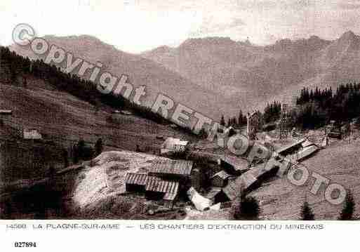 Ville de MACOTLAPLAGNE, carte postale ancienne