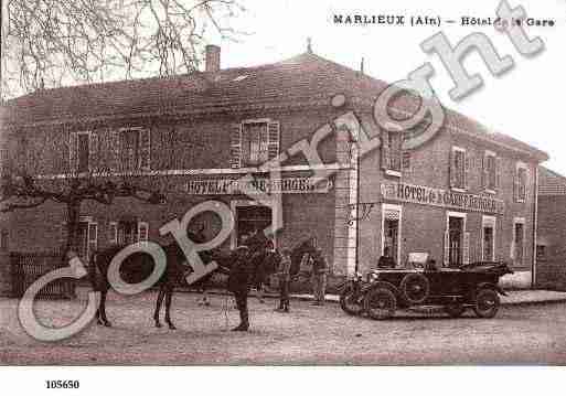 Ville de MARLIEUX, carte postale ancienne