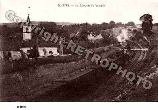 Ville de MERIEL, carte postale ancienne