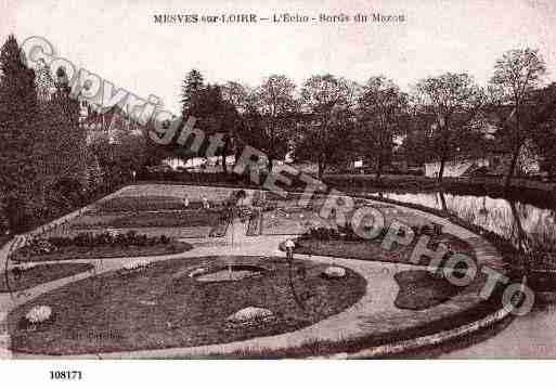 Ville de MESVESSURLOIRE, carte postale ancienne