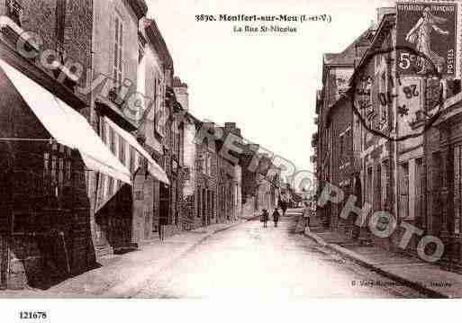 Ville de MONTFORT, carte postale ancienne